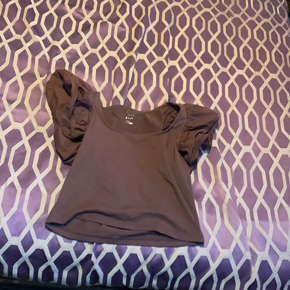 Target brown shirt, less than a year old